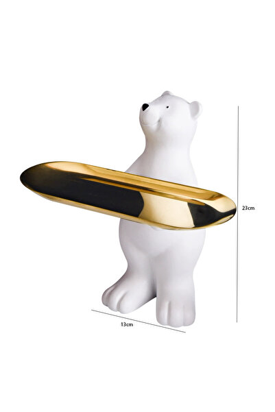 Choice Tj001-45 Polar Bear Candy Miscellaneous Storage Tray Cute Polar Bear G...
