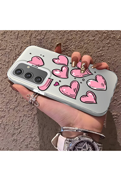 Hontinga حافظة هاتف سامسونج جالاكسي S24 متوافقة مع حافة السيليكون الصلبة ومضا...