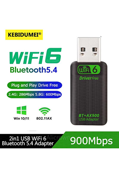 Choice1 kebidumei Type 2 900M BT5.4 AX900 WiFi 6 BT 5.4 Wireless Network Card...