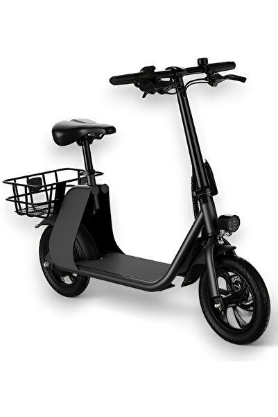 Generic WINDHORSE Seated Electric Scooter Black C2 - 450W, 12.5" Tires & Inte...