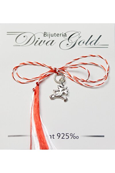 Diva Gold Silver Martisor Pendant Chimney