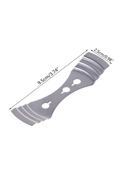 Choice 6pcs 6pcs Metal Candle Wick Centering Devices, Silver Stainless Steel ...