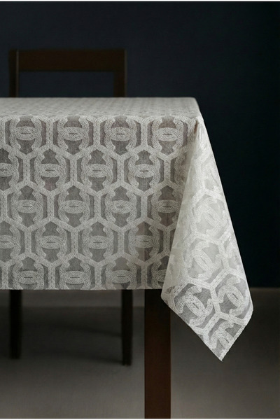 Soft Kare Luxury Straw Pattern Pvc Transparent Coated Oilcloth Tablecloth Wat...