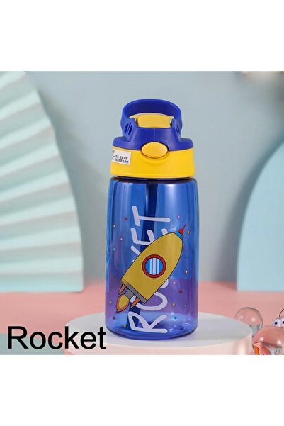 Choice6 480ML Rocket 480Ml Kids Sippy Cup Water Bottles Creative Cartoon Feed...
