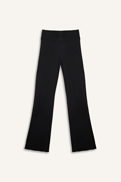 DeFacto Pantaloni de trening pentru femei E0628AX/BK81 NEGRU