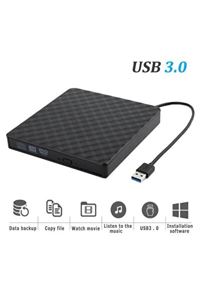 Choice black New USB 3.0 External DVD Burner Writer Portable CD DVD /-RW Opti...