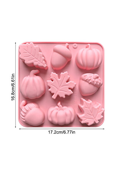 Choice1 B Silicone Molds Thanksgiving Fall Theme Moulds Silicone Mold Making ...