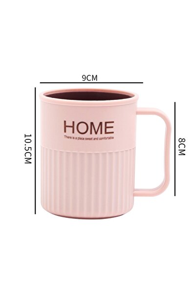 Choice pink Creative double-color wash basin cup - Household toothbrush and m...