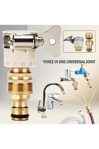 Choice 15-23mm Universal Hose Tap Adapters Faucet Tap Connector Garden Water ...