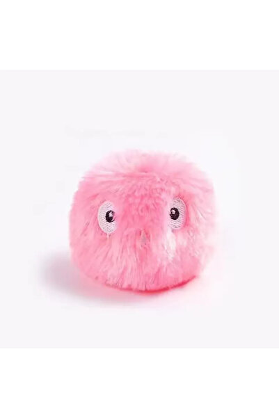 choice2 كرات لعب وردية اللون للقطط المنزلية مع صوت زقزقة، ألعاب قطط محشوة بال...