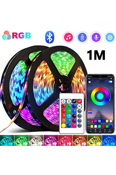 Choice RGB 1M 1M-30M RGB LED Strip Light Bluetooth APP Control Color Changing...