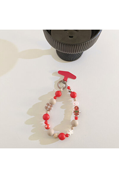 Choice 1pc color 35-323 Christmas INS Mixed Color Lanyard - Irregular Beaded ...