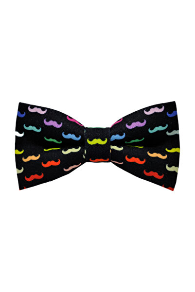 PAPIONETTE Colorful Mustache Bow Tie