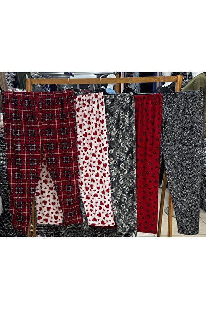 THEBEK طقم بيجامة من 3 قطع من قماش السويد المخملي المنقوش من يوموش (شحن مشترك)