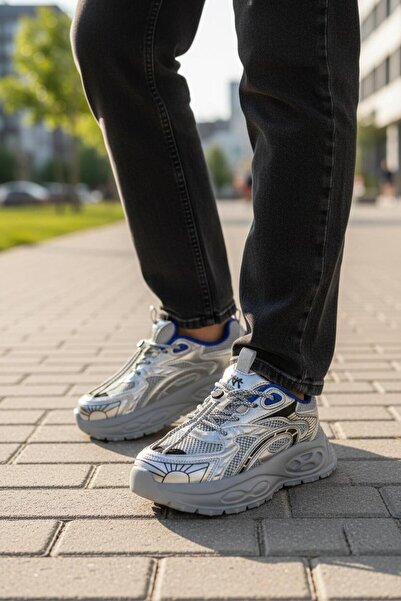 Marco Kids 502 Ортопедични унисекс детски сиви/сини удобни маратонки