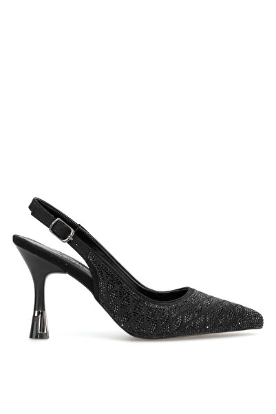 Ayakkabı Fuarı Elit Pm07 K7001 Women's Classic Heeled Shoes Black