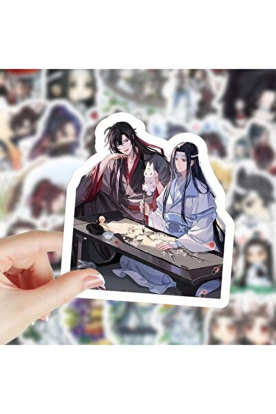 Choice 103 قطعة من ملصقات "سلف طريق الشيطان" الزرقاء، شخصية وي ووشيان من أنمي...