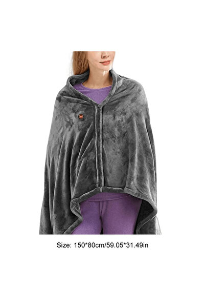 Choice 150x80cm USB Electric Blanket Home 8-zone Fast Heating Warm Heating Sh...