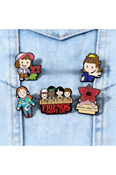 Choice 5PC in stk Cute King Cannibal Q-version Cartoon Enamel Pins Cartoon Wo...