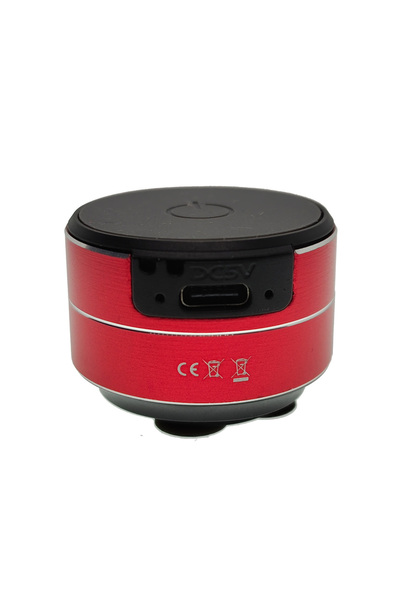 Choice1 Speaker Red Portable Bone Conduction Speaker, Wireless with Succion C...