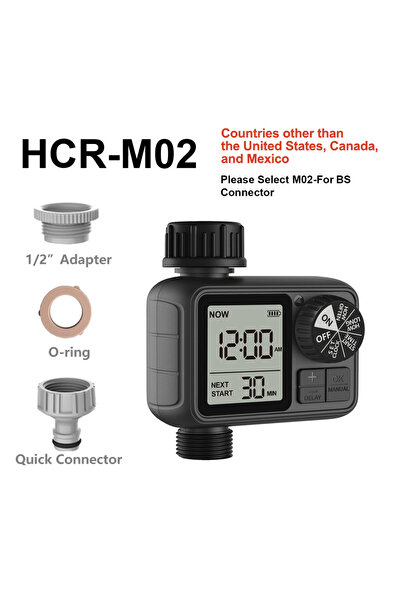 Choice M02-For BS Connector Eshico M-02 Water Timer Automatic Manual 2-Wateri...