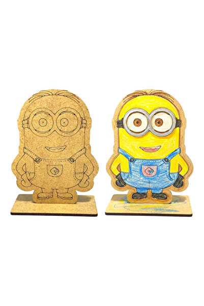 tollihy brinco Boyanabilir Ahşap Minyon Figürü - Kreş ve Anaokulu Etkinlik Se...