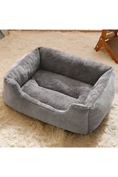 Choice GRAY Winter Warm Square Pet Bed Mat for Dogs and Cats, Bed Sofa for Sm...