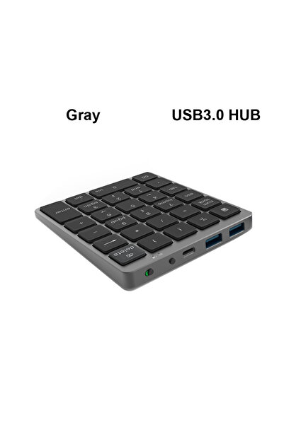 Choice1 لوحة مفاتيح رقمية لاسلكية بتقنية بلوتوث من جوما، رمادية اللون، مزودة ...