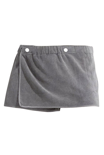 Choice Black One Piece Mini Skirt Bath Towel For Men Wearable Swimming Beach ...