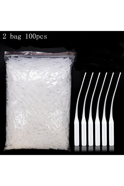 choice2 100pcs 50-250Pcs Plastic Glue Bottom Tips disposable Micro Tips Dropp...