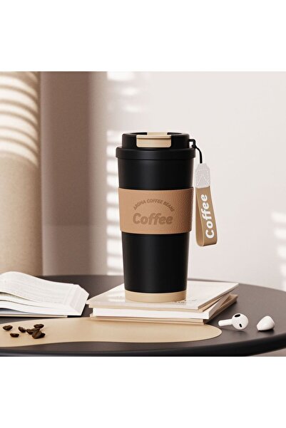 Choice1 550ML Black 550ML Thermo Cafe Coffee Mug Car Thermos Mug Thermos Bott...