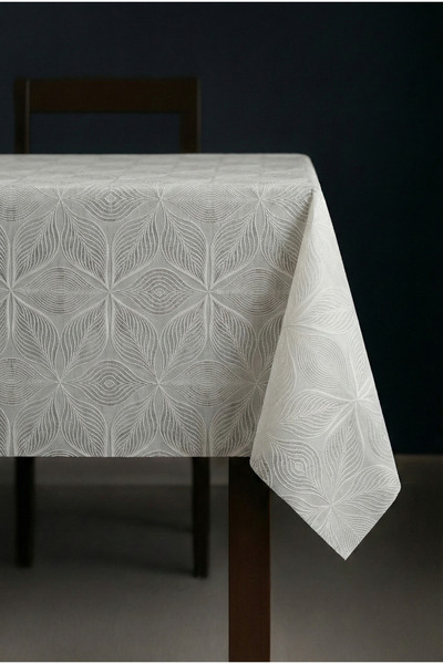 Soft Kare Luxury Straw Pattern Pvc Transparent Coated Oilcloth Tablecloth Wat...