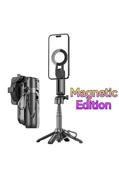 Choice Magnetic Edition Magnetic Clip Mini Portable Telesco Selfie Stick 360°...