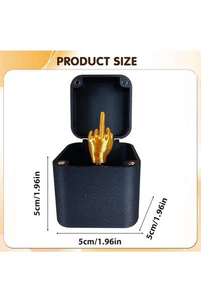 choice2 قطعة واحدة من هدية المقالب الطريفة، إصبع أوسط في صندوق، لعبة طريفة لل...