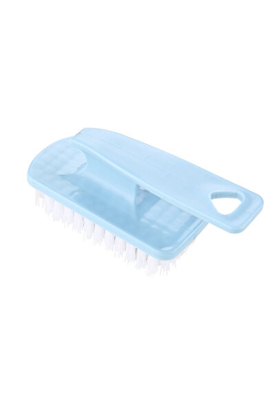Choice Blue 1pc Multifunctional Plastic Cleaning Brush with Handle Fruit Vege...