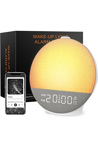 Choice wake up light Wake Up Light Sunrise Alarm Clk White Noise Sound Machin...