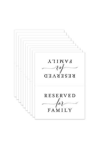 Choice 10pcs 10pcs Sign 10pcs White Reserved Table Signs for Wedding Party or...