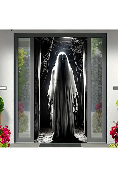 Choice 90x180cm MULTI 2D door banner, 1 Halloween door ghost decoration banne...
