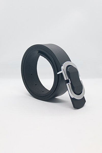 Paşala Leather Ανδρική ζώνη από γνήσιο δέρμα με πόρπη σε σχήμα 8, μοντέλο 3,5...