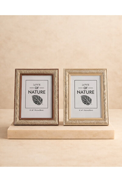 Saule KLASİK DOKULU ÇERÇEVE TASARIMLI CAMLI DEKORATİF FOTOĞRAF ÇERÇEVESİ