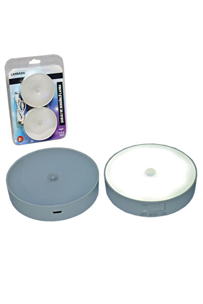 Carub Lambada Şarjlı ve Sensörlü Lamba 2 li Set 8,5x2 cm BR4456150