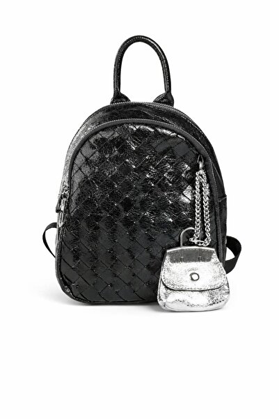 ZERVA QUEEN Women's Mini Backpack, Lightweight, Chain Detailed, Multi-Compart...