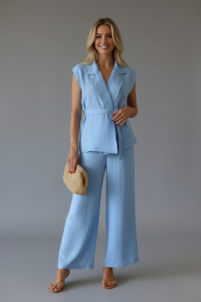 İntive Lingerie Set de damă din două piese cu vestă fără mâneci