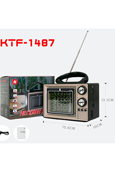 Generic Retro Wireless Portable Radio Speake,Built-800 mh rechargeable battery.