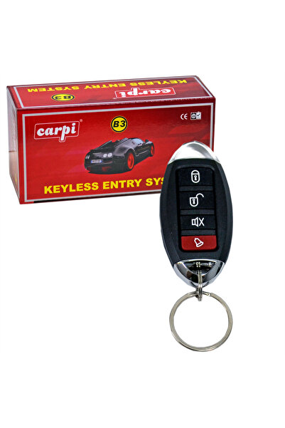 CARPİ Açma Kapama 12V Kristal Siyah Kumandalı 4 Tuşlu Sinyal Çıkışlı BR4602613