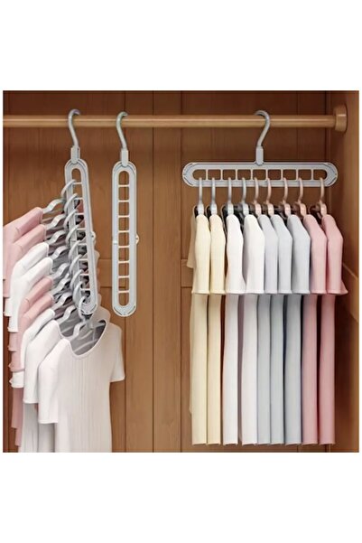 RABY Umerașe pliabile JRH cu 9 găuri, economisire spațiu, gri, 33 cm