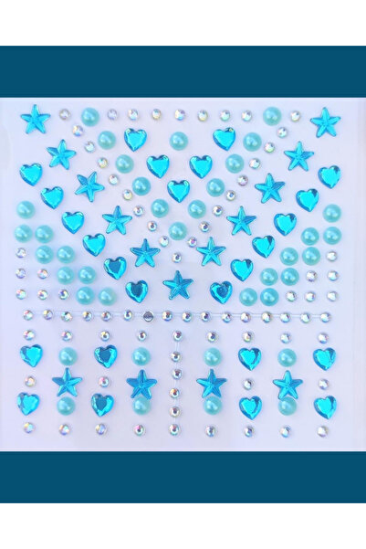Next Plus Licensed 159 Pieces of Sparkling Face and Body Stone Stickers Blue ...