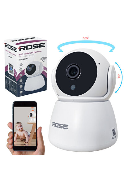 Rose Wifi Ptz Kamera Gece Renkli Sesli 1080p AHD-20600