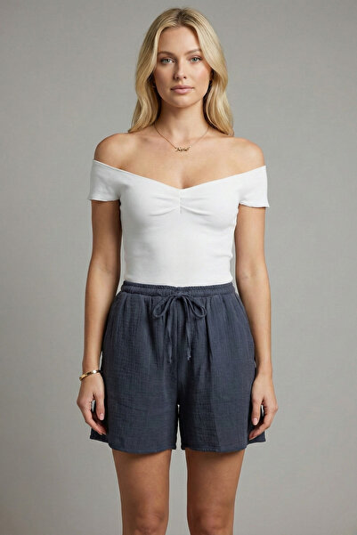 İntive Lingerie Women's Trend Model Muslin Shorts