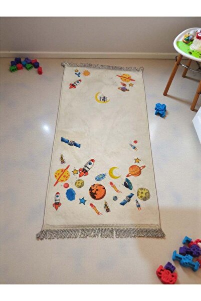 SmartHomeShop سجاد صلاة فائقة النعومة ومضادة للانزلاق للأطفال، 50 × 92 سم